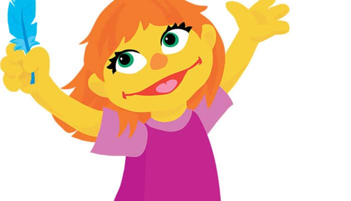 Graphic of Julia Muppet