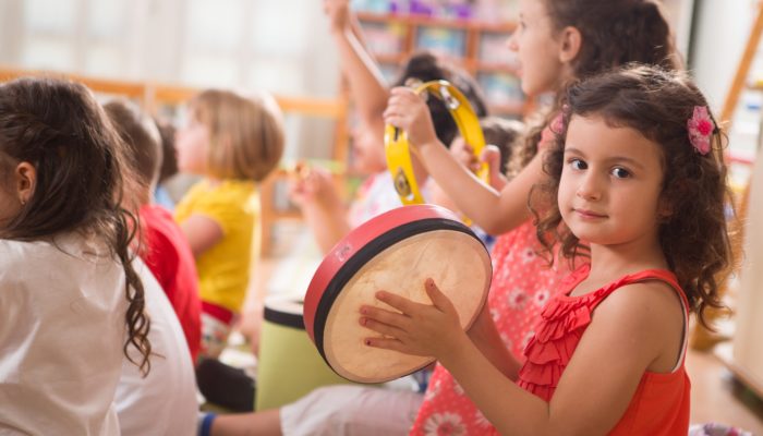 Girl with Tambourine