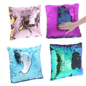 Sequined Sensory Pillows - Set of 4