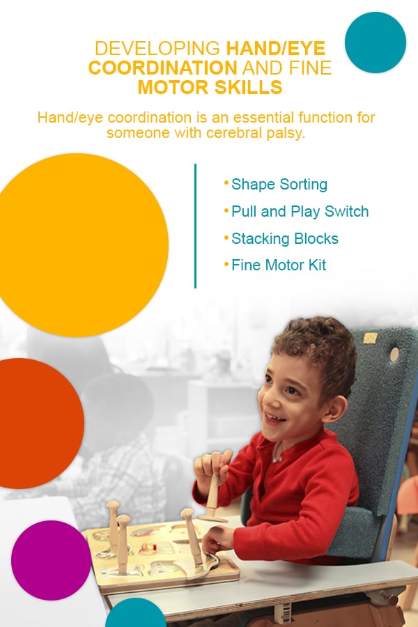 developing hand eye coordination for people with cerebral palsy