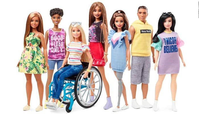 New Barbie Doll in Wheelchair