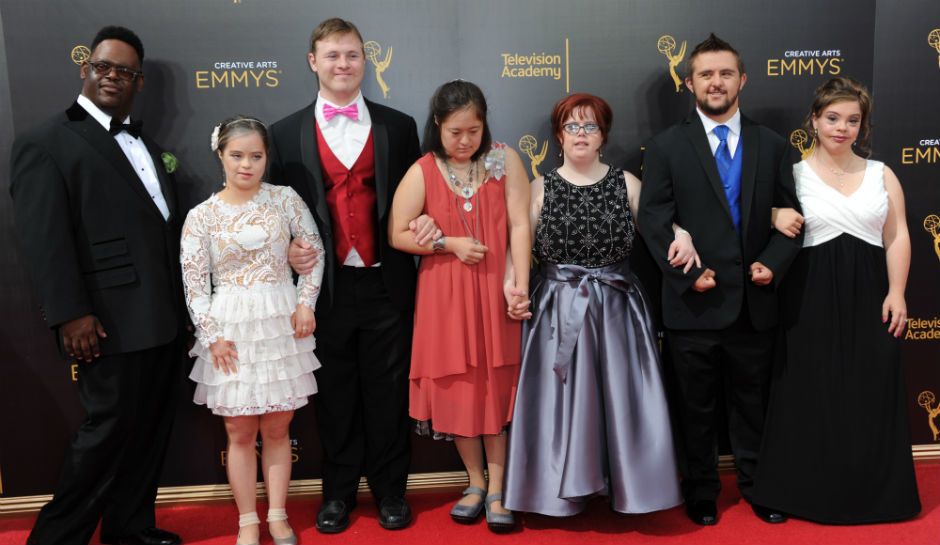 Actors from Born This Way at the Emmys
