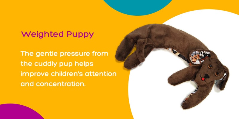 Weighted Stuffed Animal Dog From Enabling Devices