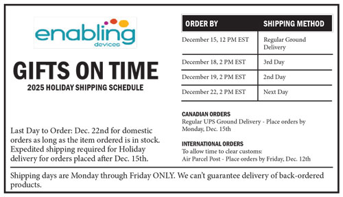 2025 Holiday Shipping Sched